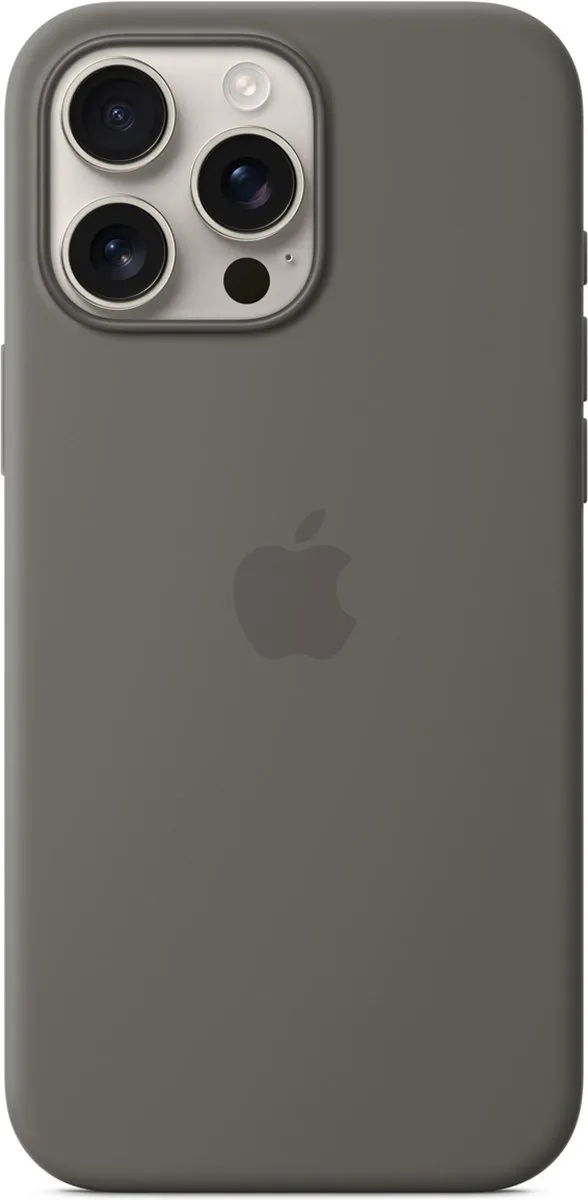 Apple iPhone 16 Pro Max Silicone Backcover MagSafe - Stone Gray MYYV3ZM/A