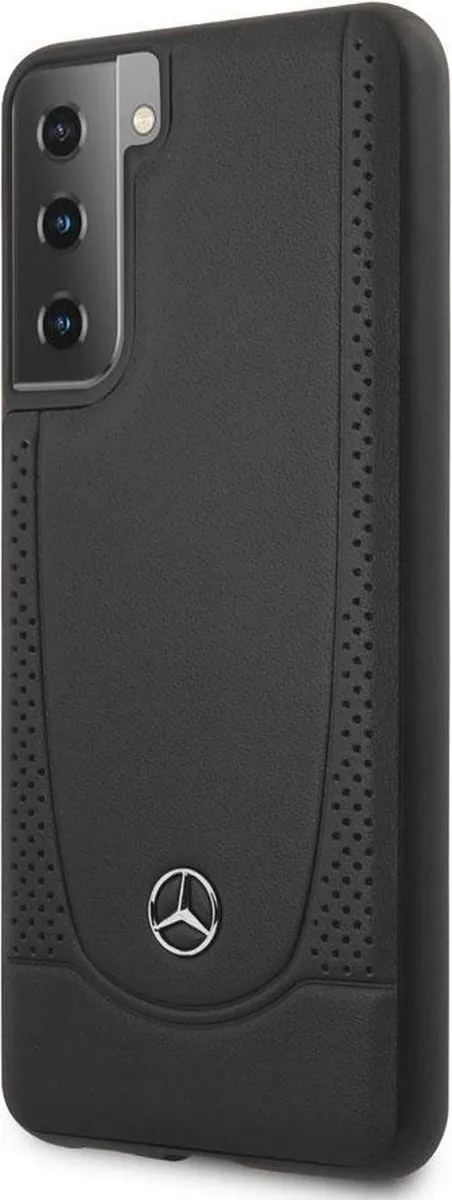 Mercedes-Benz Backcase Hoesje Samsung Galaxy S21+ - Effen Zwart - afbeelding 6 van 6