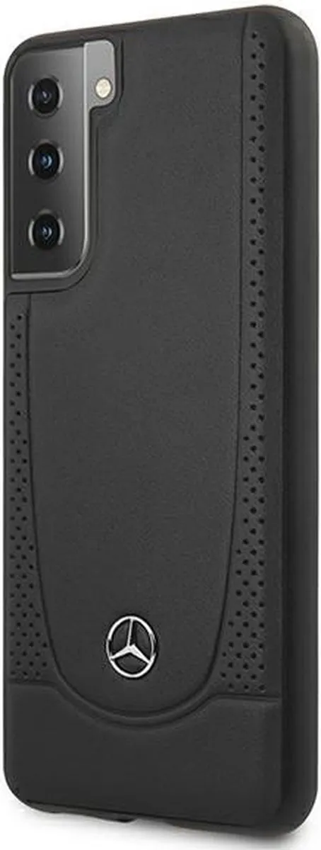 Mercedes-Benz Backcase Hoesje Samsung Galaxy S21+ - Effen Zwart