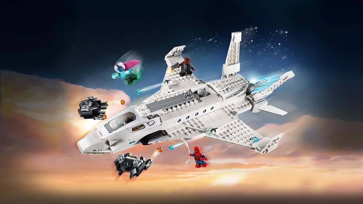 LEGO Marvel Iron Man Jet 76130 - 504 Stukken - 4 Minifiguren - Multicolor - afbeelding 4 van 6