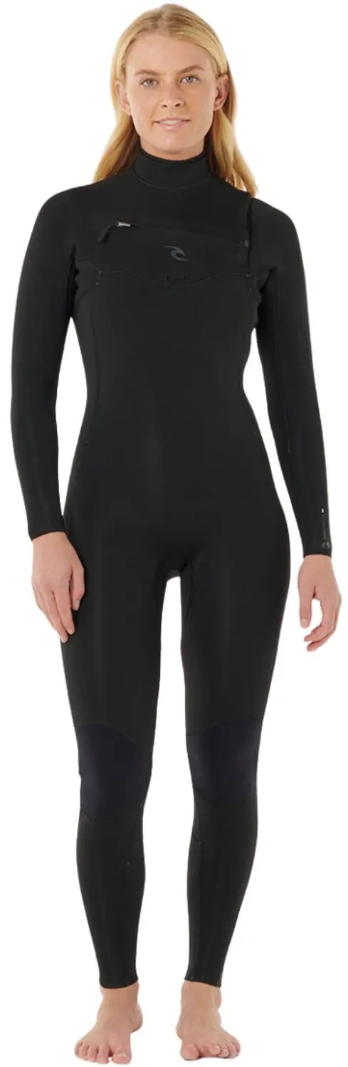 2026 Rip Curl Dames Dawn Patrol Pro 4/3mm Borst Ritssluiting Wetsuit 1