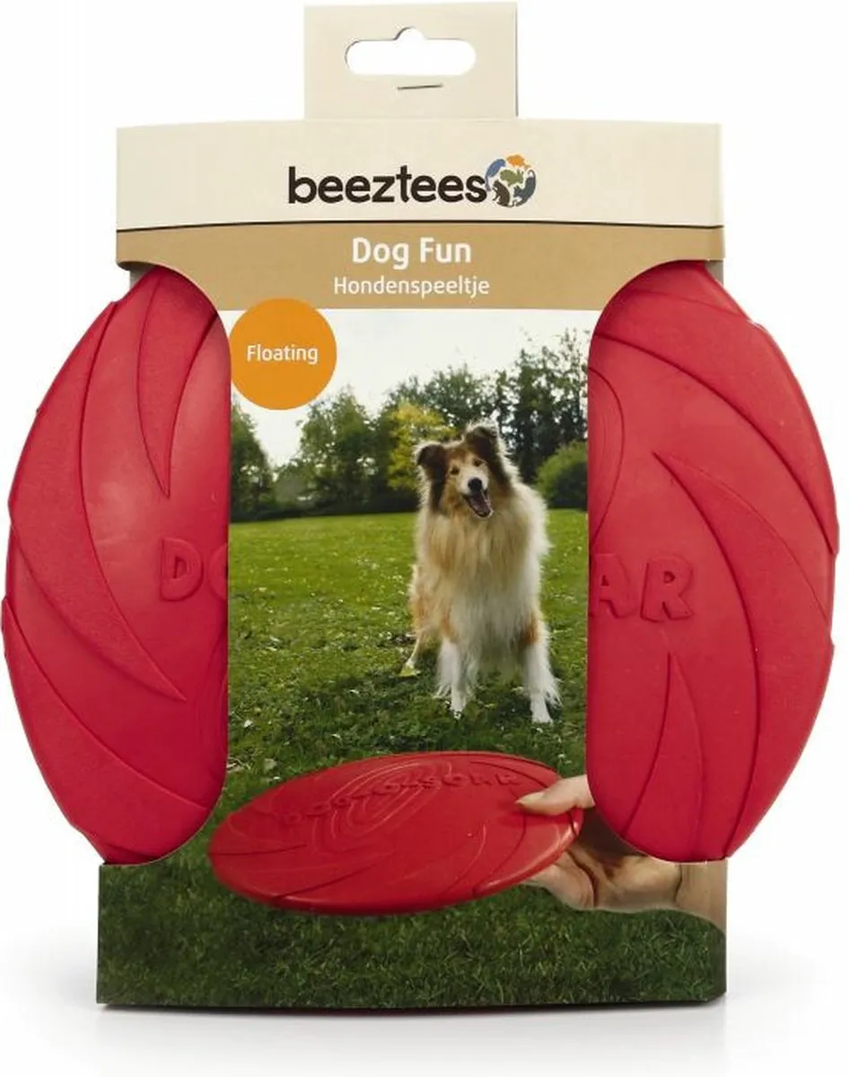 Beeztees Rubber Frisbee Dog - 22 cm - Assorti
