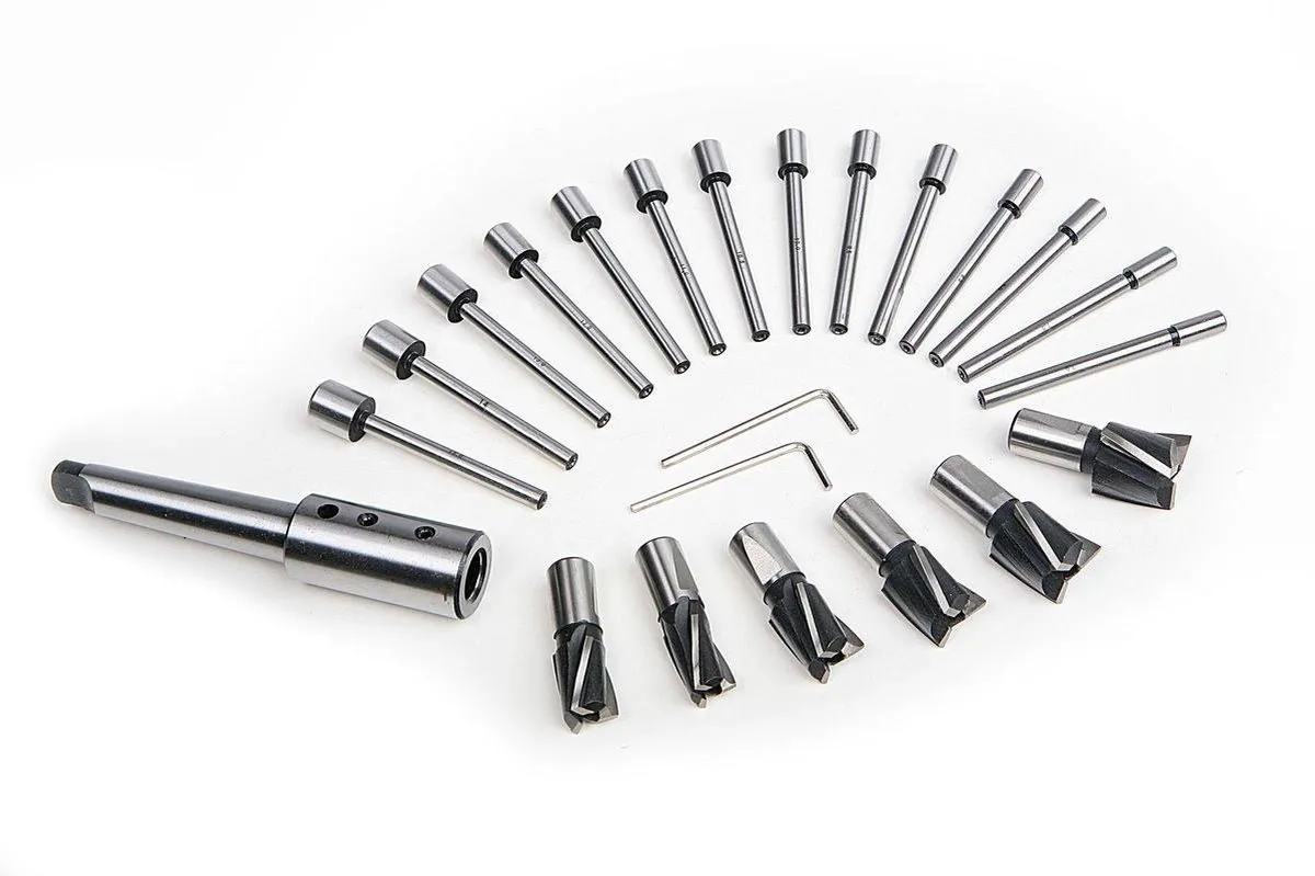 HBM HSS Inbus Verzinkfrezenset Type 1 - 14.5cm