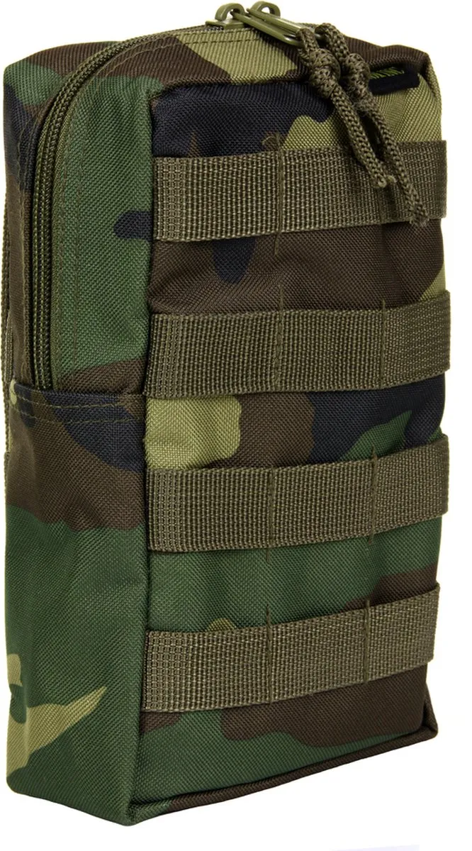 101 Inc Molle Pouch Upright - Groen