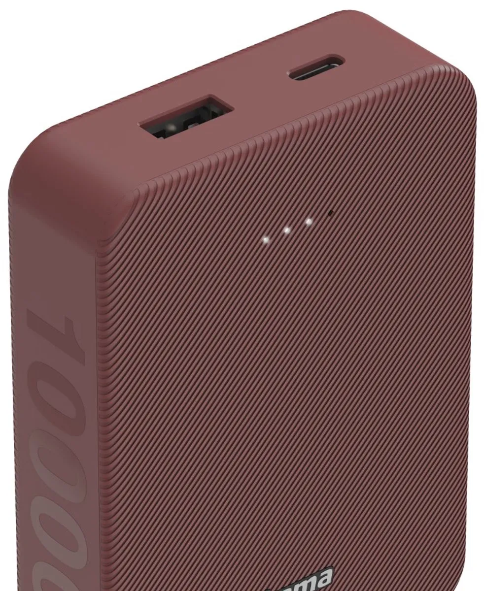 Hama Powerbank 10000mAh 15W - Rood - 00201714 - afbeelding 6 van 6