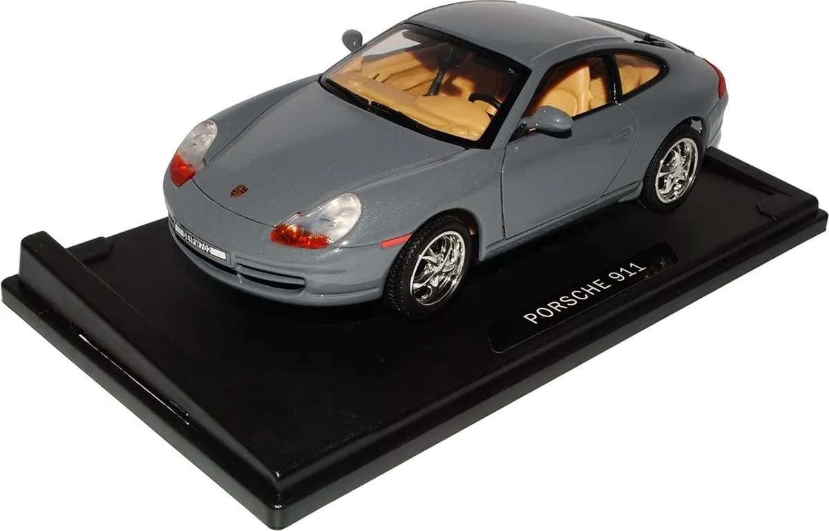 Porsche 911 73101 Modelauto - Donker zilver