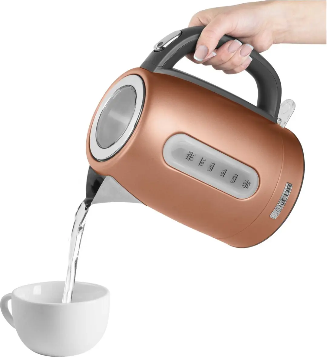 Sencor SWK 1776GD Waterkoker 1,7L - 2150W - Goud - afbeelding 5 van 6