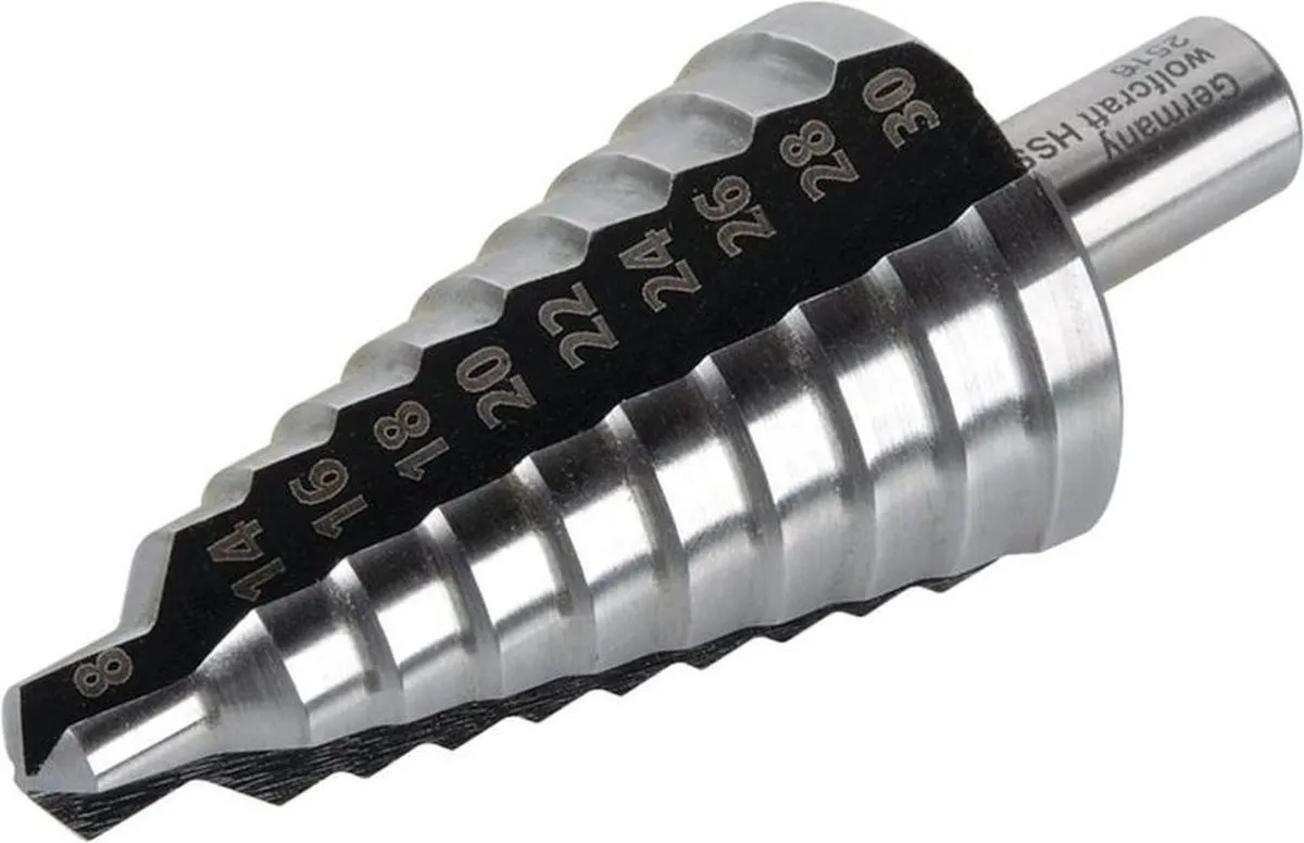 Wolfcraft Getrapte Boor Ø 8-30mm HSS 2516000