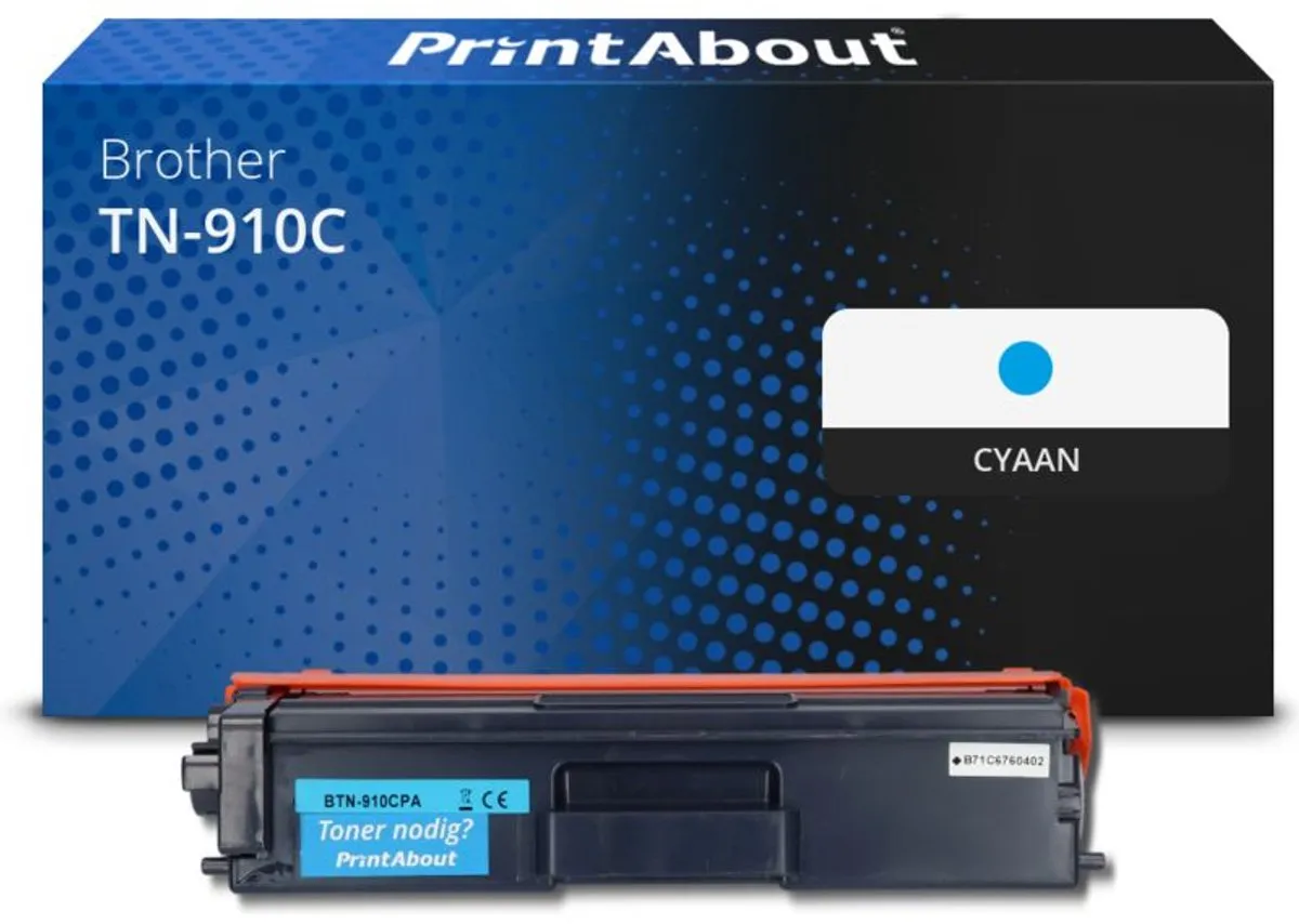 PrintAbout TN-910C-PA Toner Cyaan