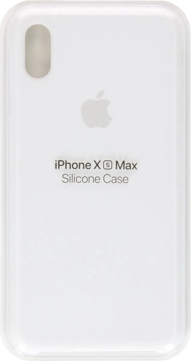 Apple iPhone XS Max Siliconen Hoesje MRWF2ZM/A - Wit - afbeelding 6 van 6