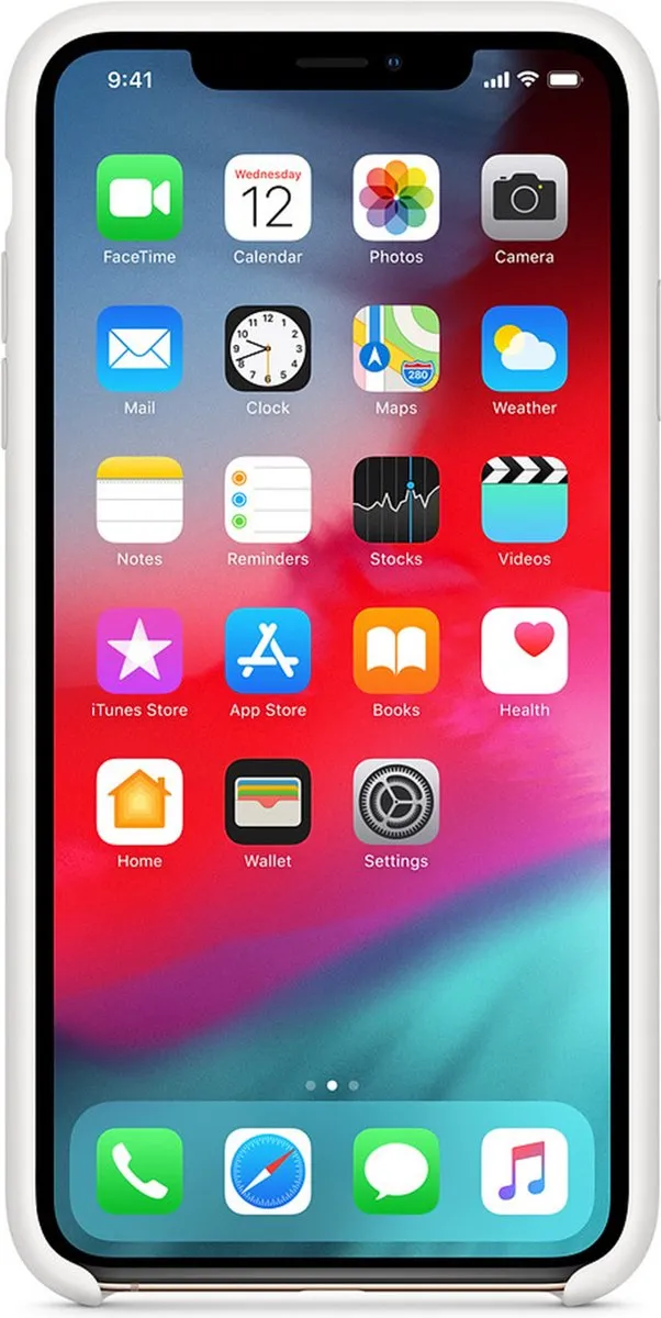 Apple iPhone XS Max Siliconen Hoesje MRWF2ZM/A - Wit