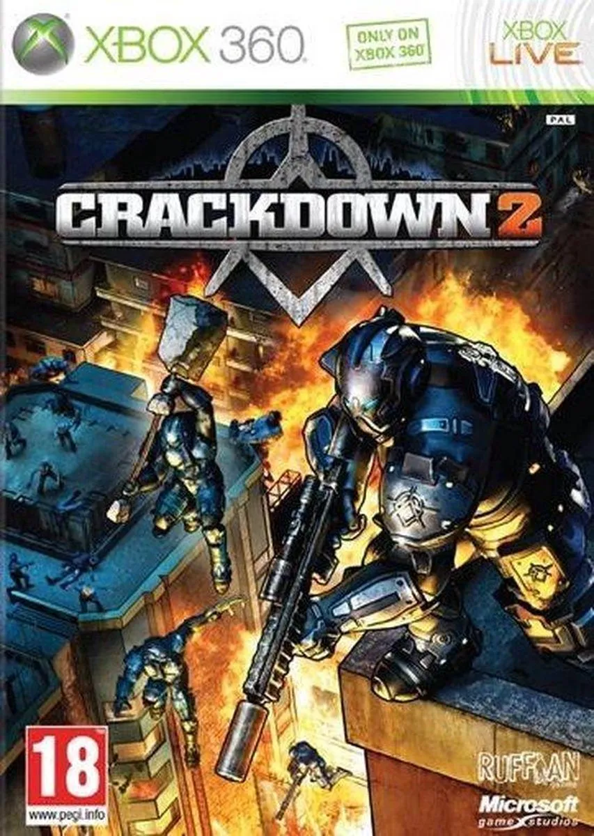 Xbox Crackdown 2 - 16 Spelers - 1 Licentie
