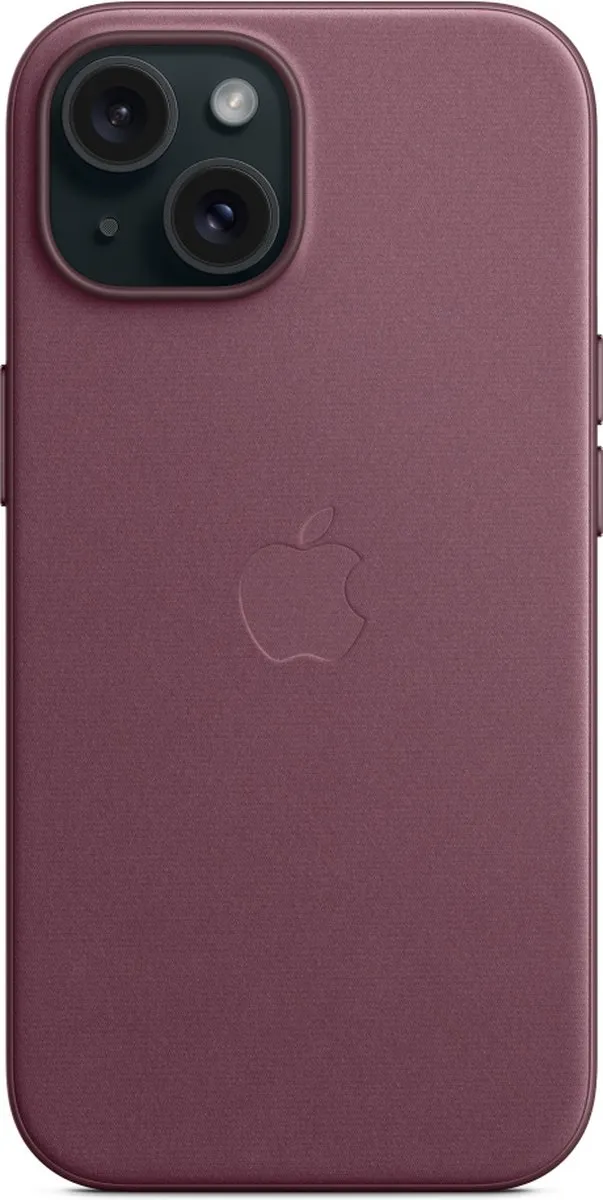 Apple FineWoven Hoesje iPhone 15 - Mulberry - MT3E3ZM/A