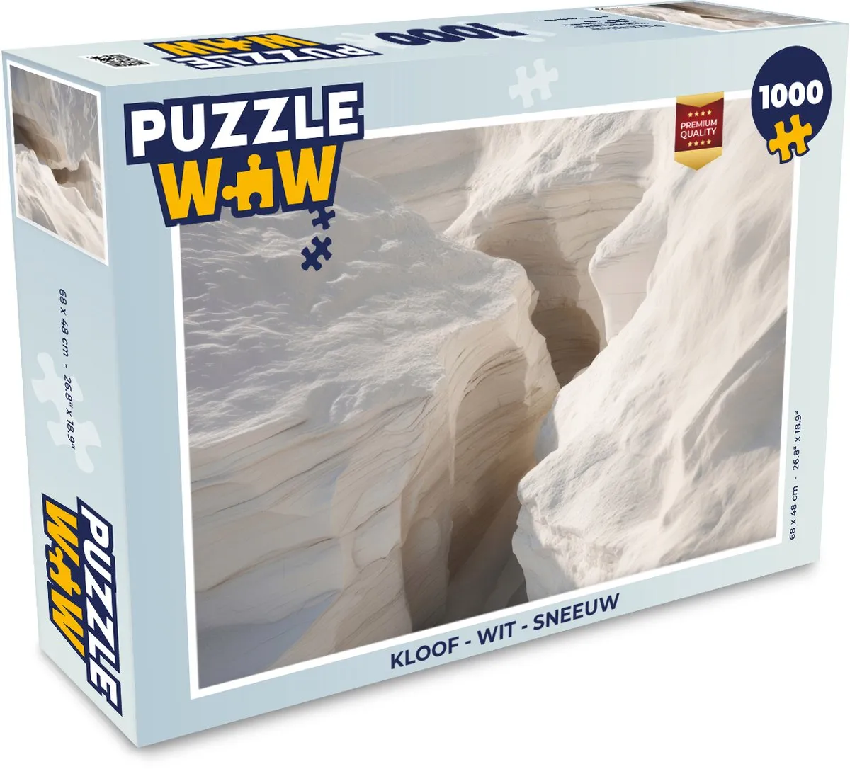 PuzzleWow Kloof Legpuzzel 1000 Stuks