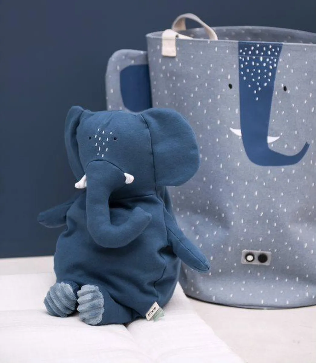 Trixie Mrs. Elephant Pluche Olifant - Klein - Blauw