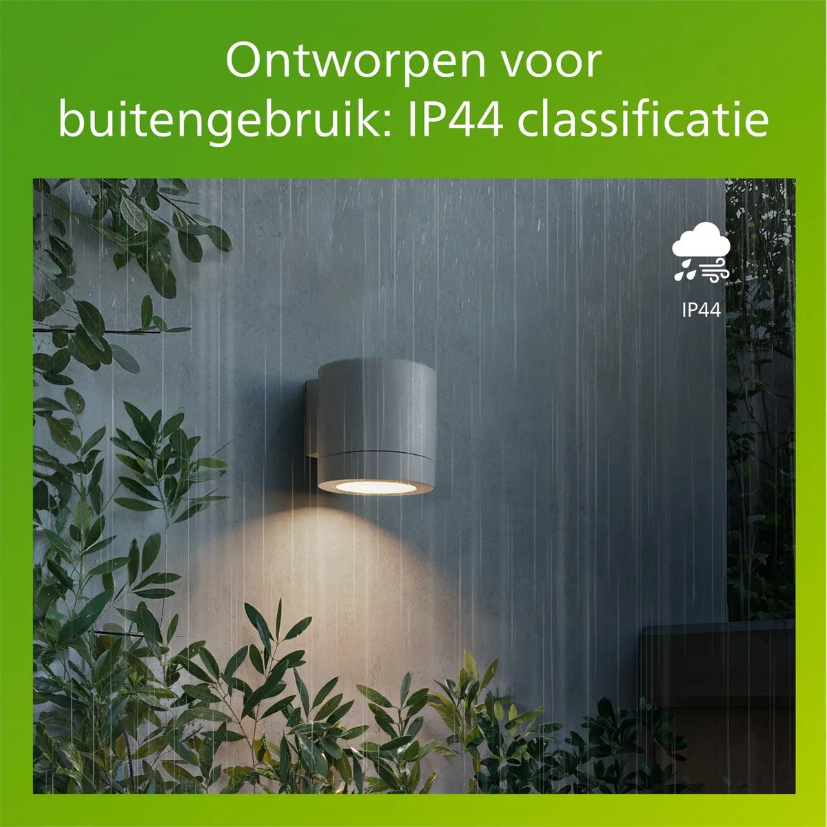 Philips Fylx Wandlamp GU10 IP44 - Wit