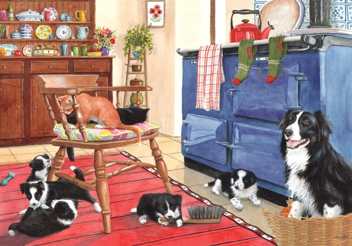 House of Puzzles Five-a-Side XXL Legpuzzel 250 Stuks - Multicolor