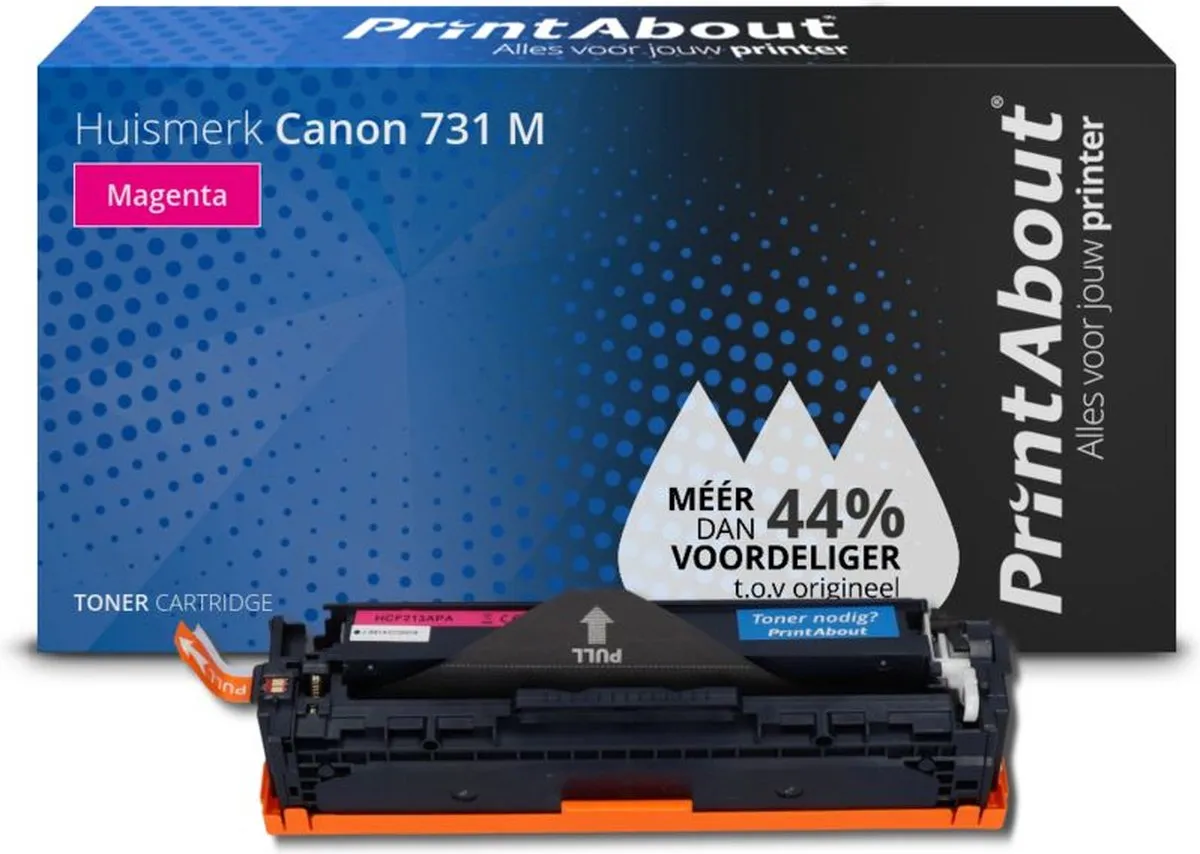 PrintAbout Canon 731 M-PA Toner - Magenta - 2.000 Stuks