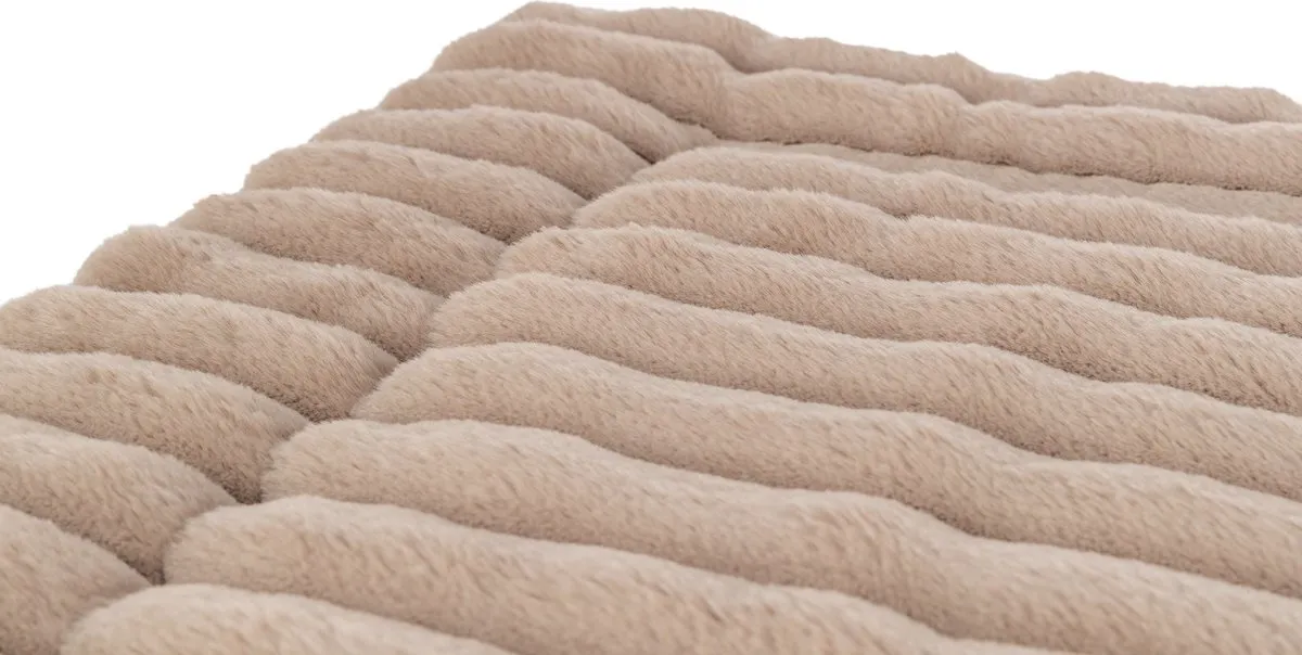 Trixie Ligmat Lonni Ribfluweel Lichtbruin 90x65cm