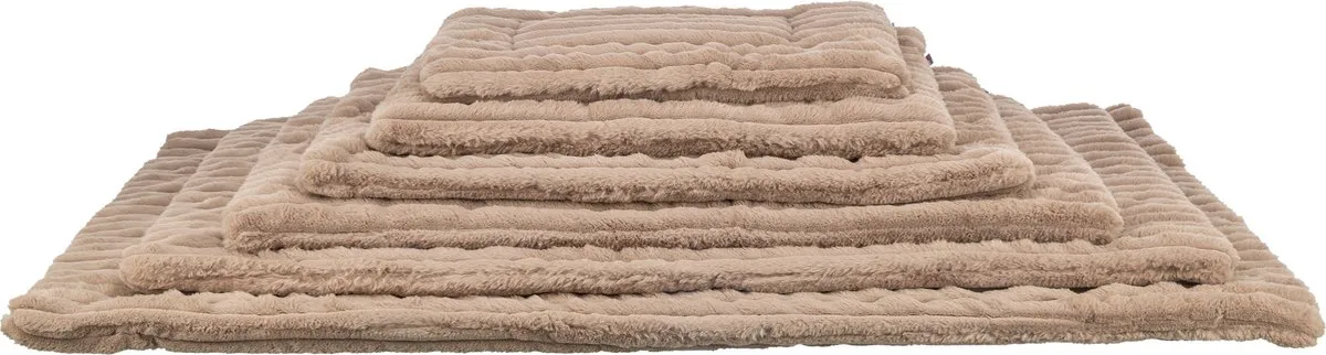 Trixie Ligmat Lonni Ribfluweel Lichtbruin 90x65cm