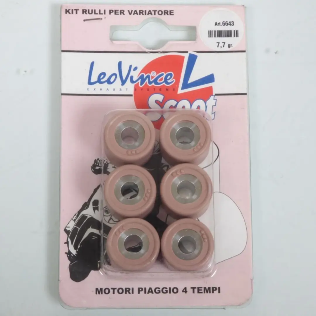 Galet rouleau de variateur Leovince pour Scooter Aprilia 125 Scarabeo 2003 à 20
