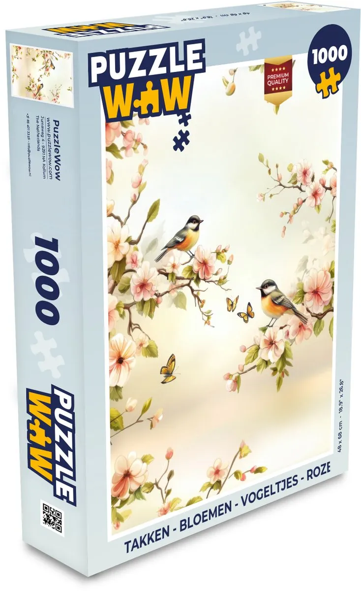 PuzzleWow Legpuzzel 1000 Stuks