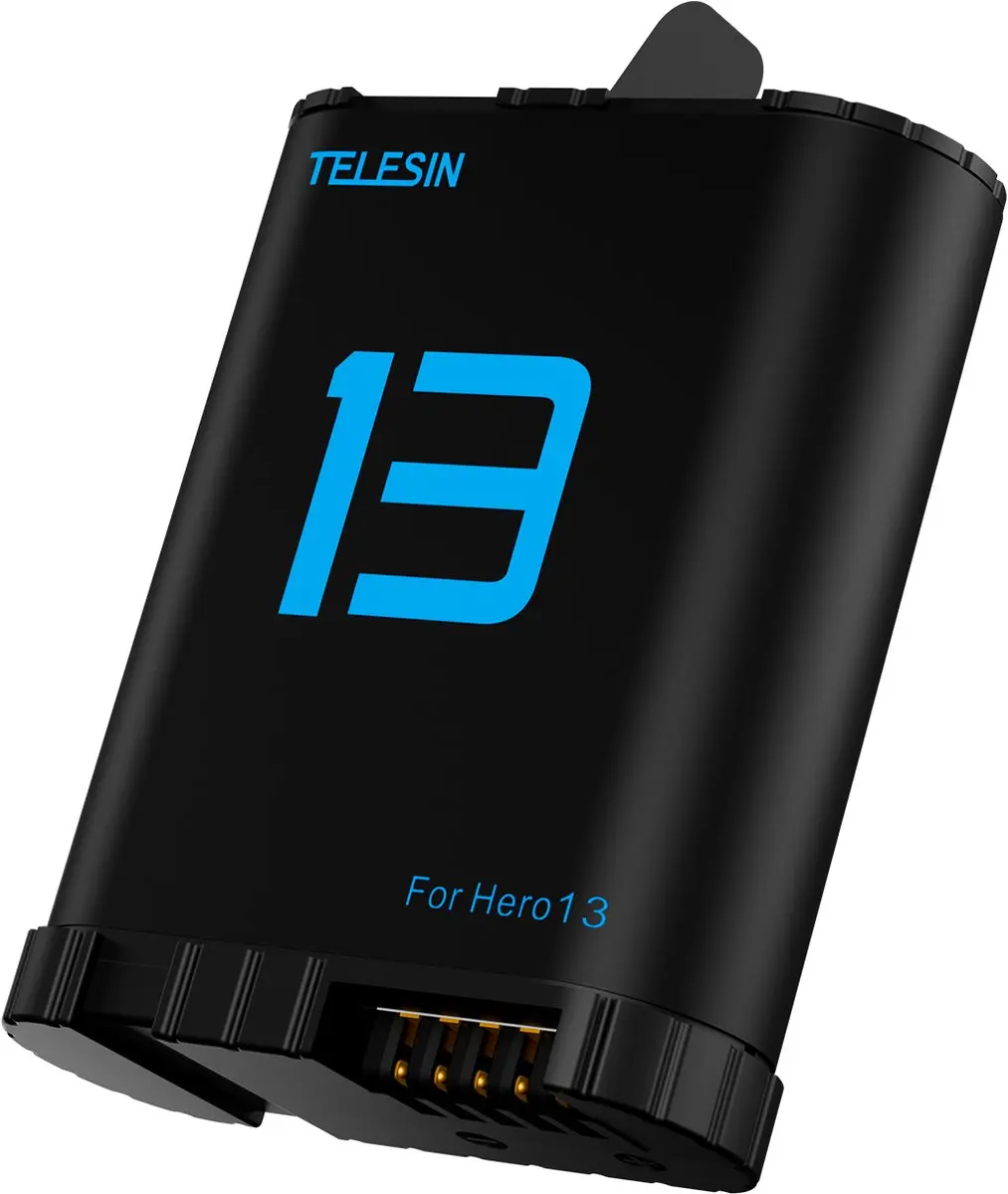 Telesin Batterij GoPro HERO13 1750mAh - Koubestendig - afbeelding 6 van 6