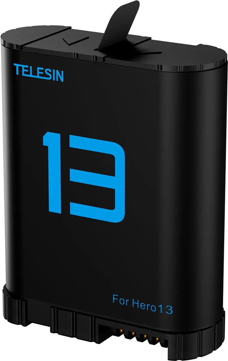 Telesin Batterij GoPro HERO13 1750mAh - Koubestendig - afbeelding 2 van 6