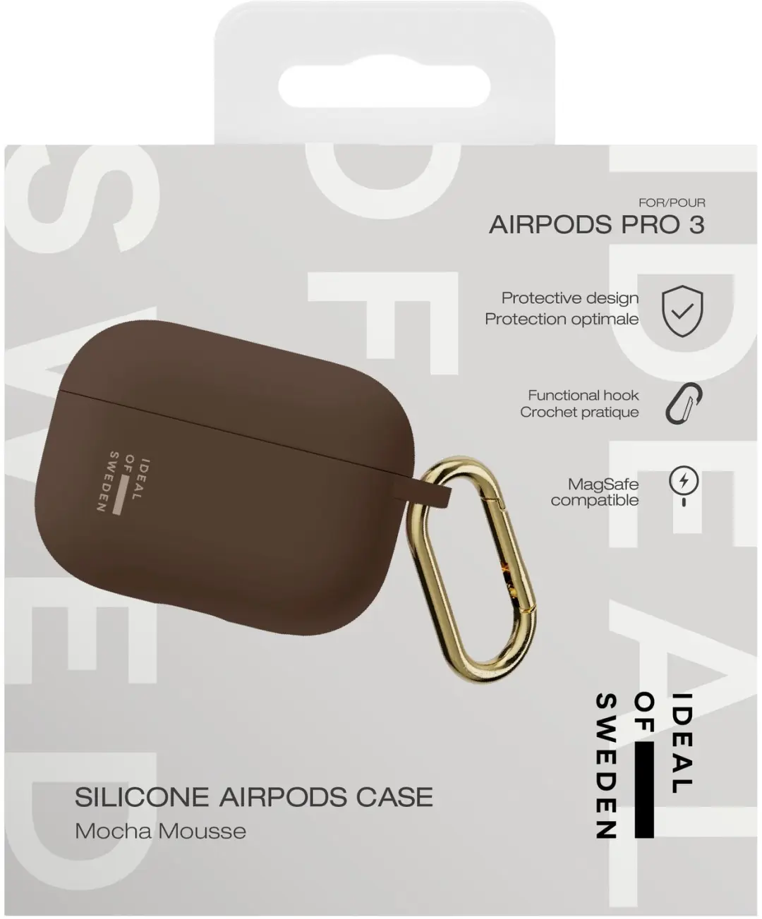 iDeal of Sweden AirPods Pro 3 Hoesje - Mocha Mousse - afbeelding 2 van 3