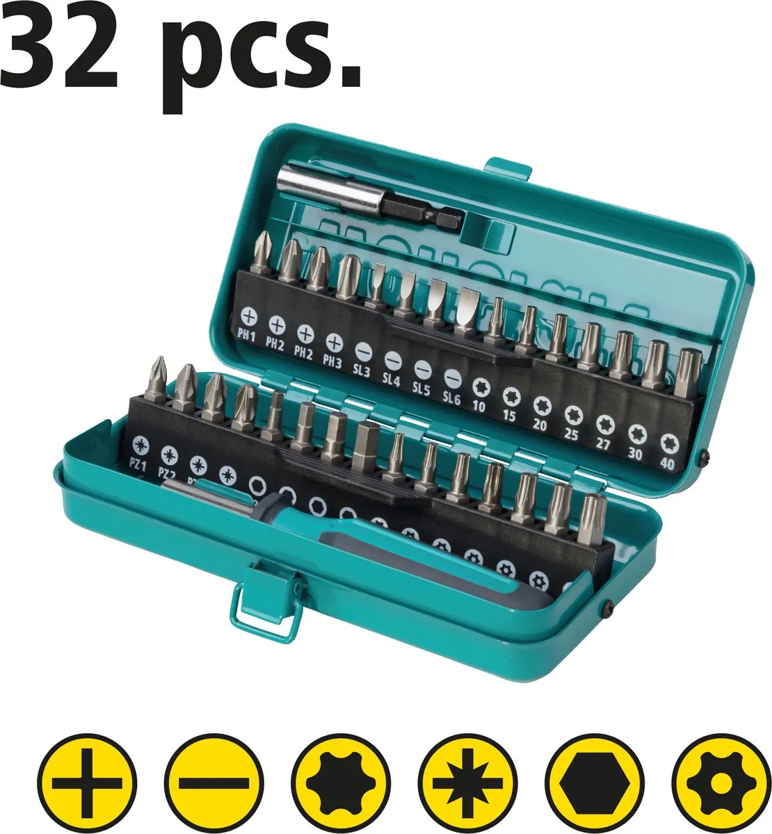 Wolfcraft Micro Bitjes Set 1388000