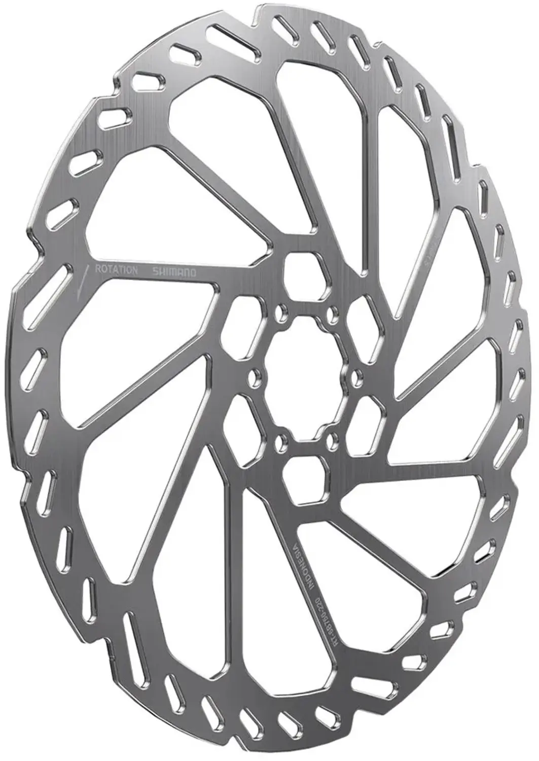 Shimano RT6B750 Remschijf 220mm - Zilver - afbeelding 2 van 3