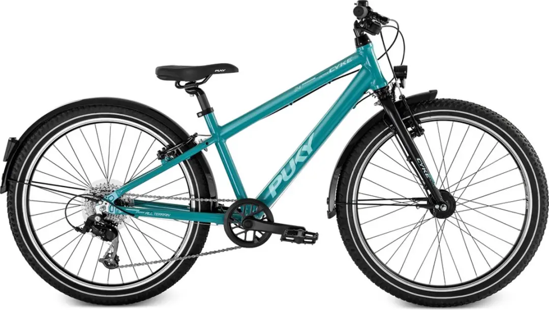 Puky Cyke 24-8 Active Kinderfiets - 24" - 8 Versnellingen - Turquoise - afbeelding 3 van 4