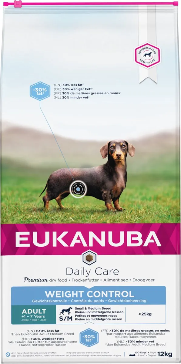 Eukanuba Adult Medium Breed Weight Control Kip 15kg