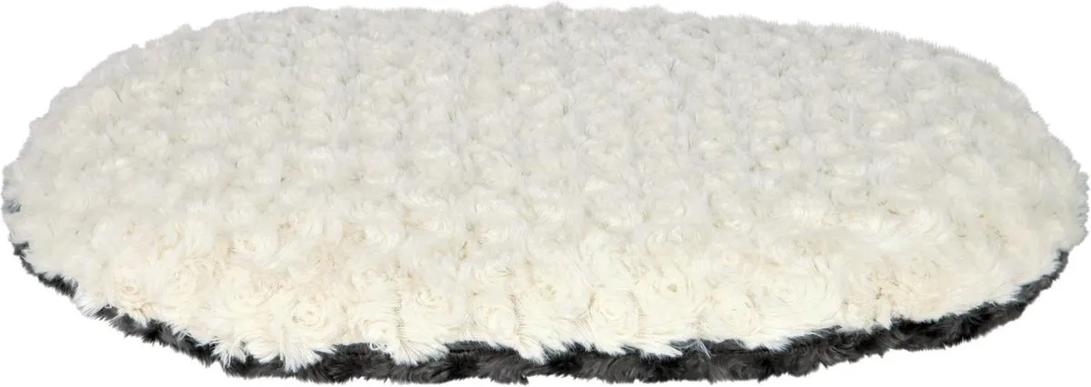 Trixie Ovaal Kussen Kaline Grijs/Wit 98x62cm - afbeelding 2 van 6