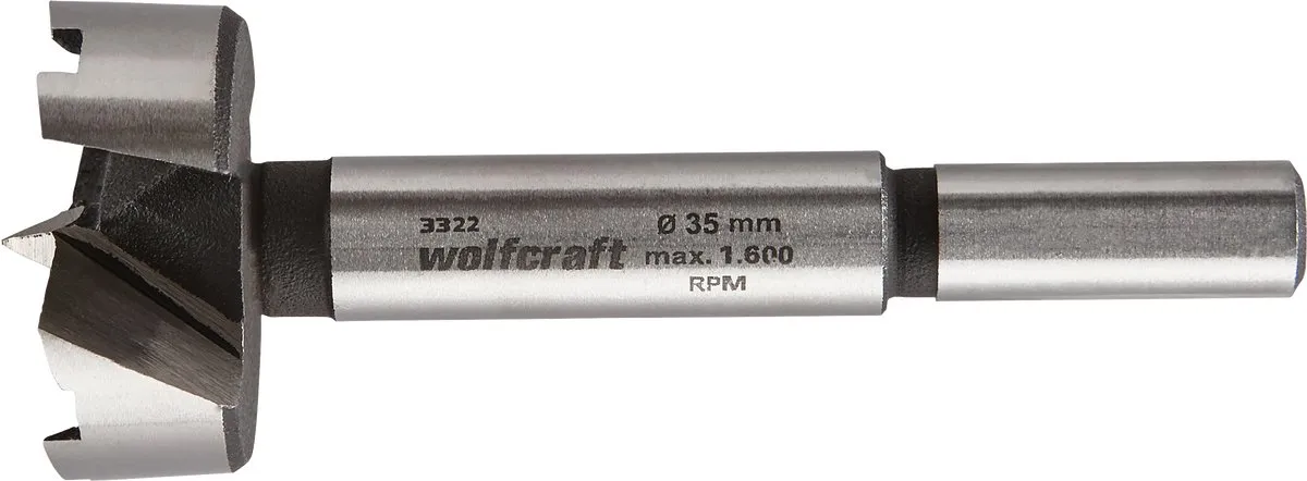 Wolfcraft Forstnerboor Ø 35mm - Metaal - 3322000