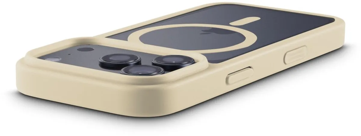 Hama Hoesje iPhone 17 Pro Frame Protect - Beige - MPN 00232406