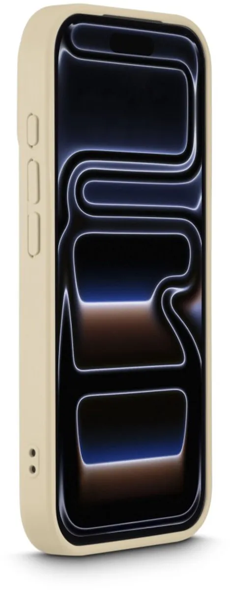 Hama Hoesje iPhone 17 Pro Frame Protect - Beige - MPN 00232406