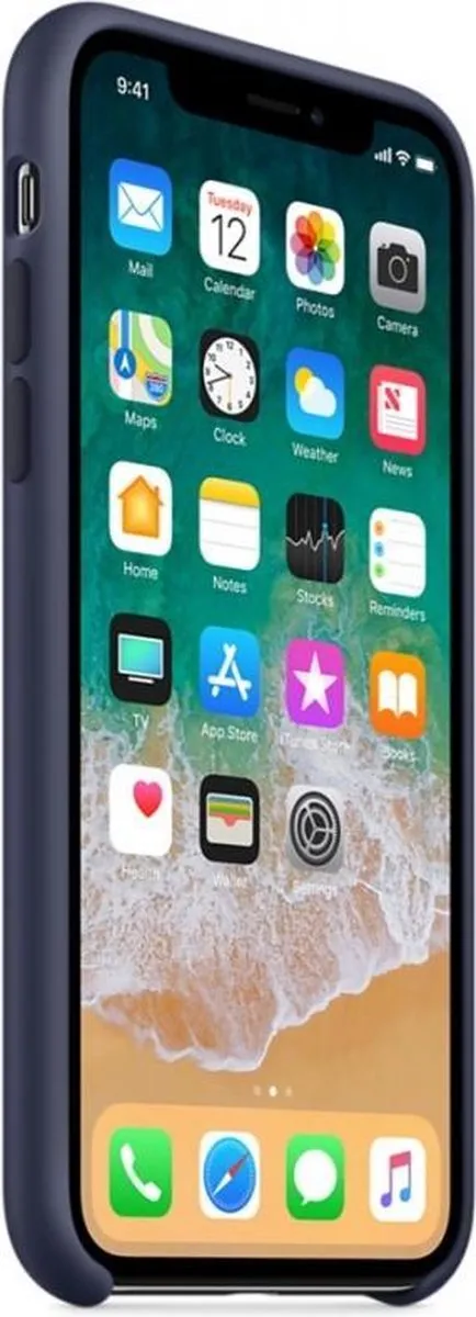 Apple Siliconen Back Cover iPhone X - Donkerblauw MQT32ZM/A