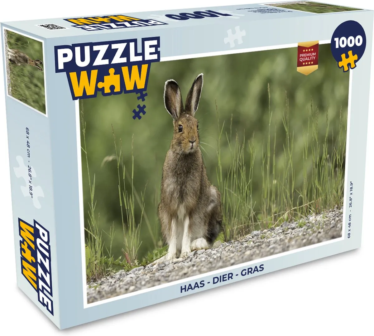 PuzzleWow Haas Legpuzzel 1000 Stuks