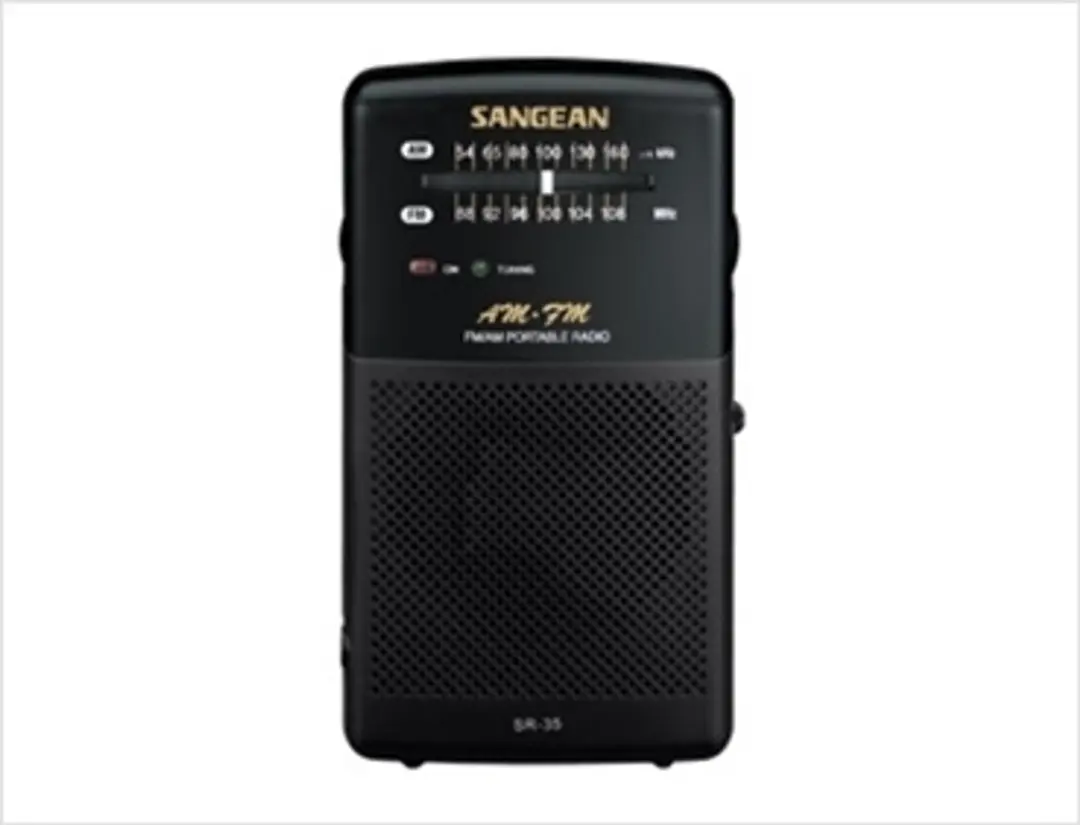 Sangean SR-35 Zakradio - Zwart - afbeelding 6 van 6