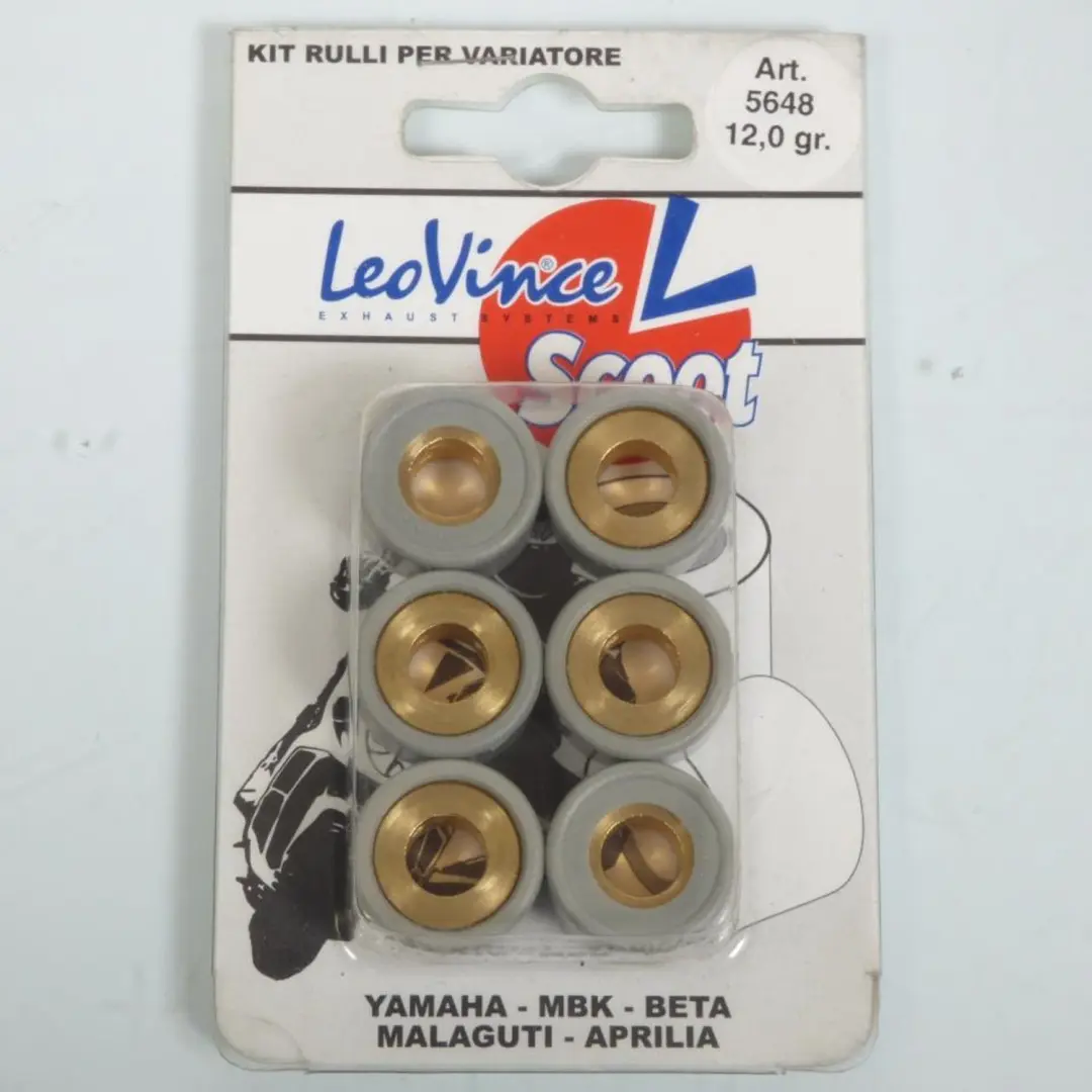 Galet rouleau de variateur Leovince pour Scooter Peugeot 125 Citystar Smartmotio