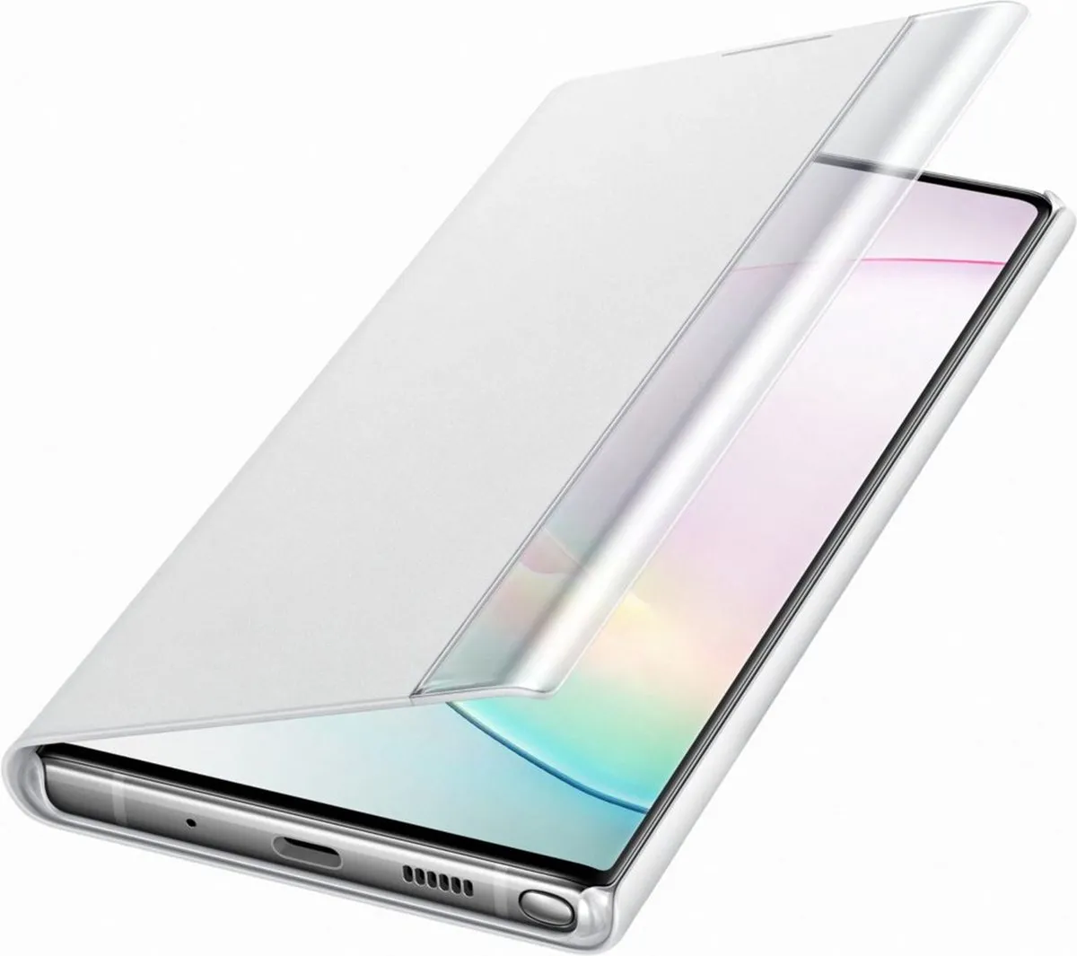 Samsung Galaxy Note 10+ Clear View Cover EF-ZN975CWEGWW - Wit