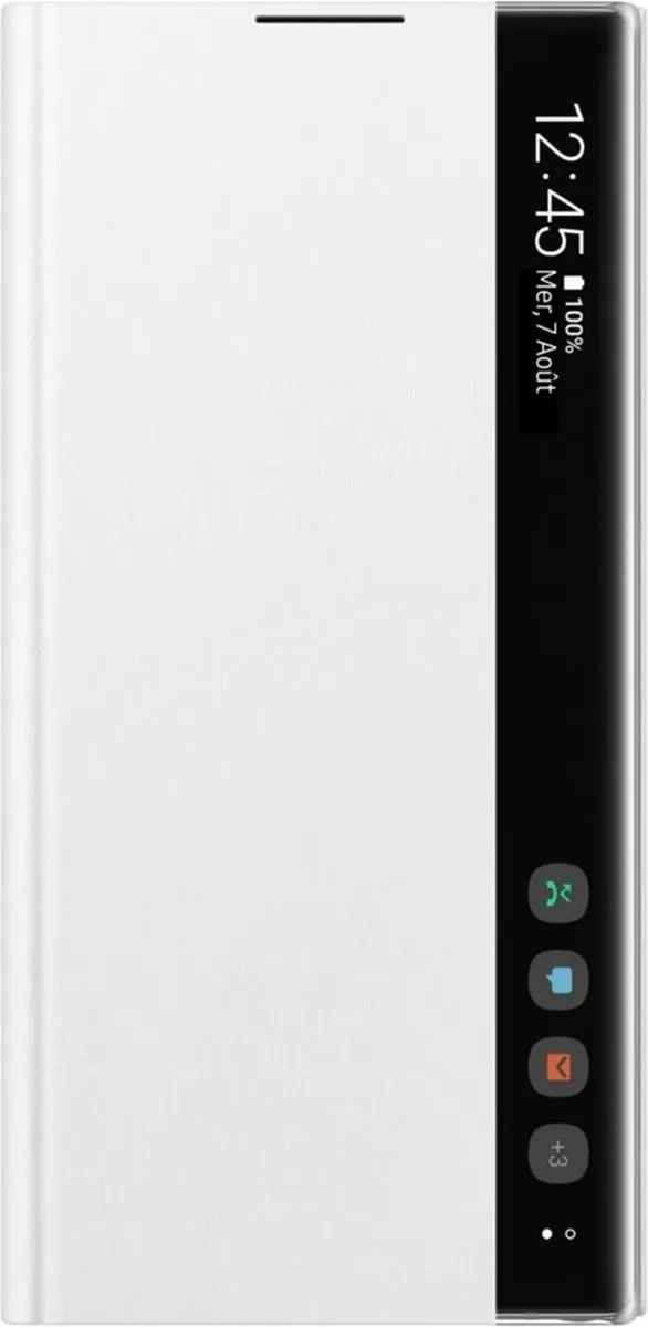 Samsung Galaxy Note 10+ Clear View Cover EF-ZN975CWEGWW - Wit