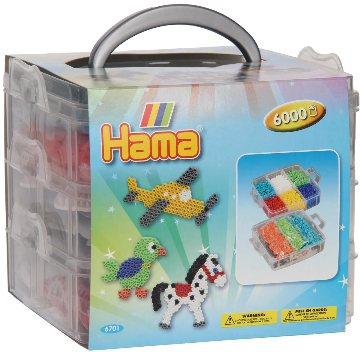 Hama Strijkkralenset 6000 kralen - 9 kleuren - Multi