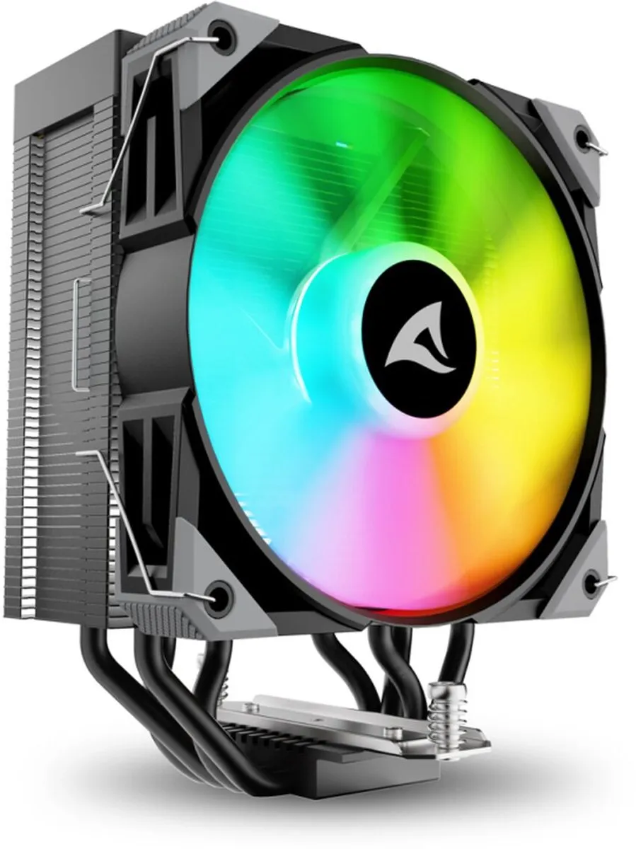 Sharkoon A40 RGB Boxventilator 12cm - Zwart