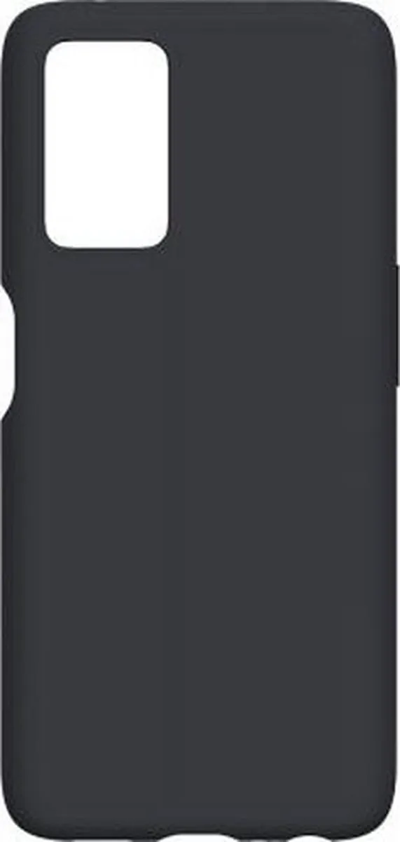 OPPO A76/A96 Harde Siliconen Hoes - Zwart