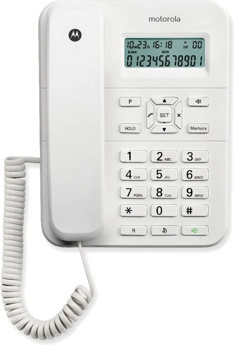 Motorola CT202 Vaste Telefoon - Handenvrij - Wit