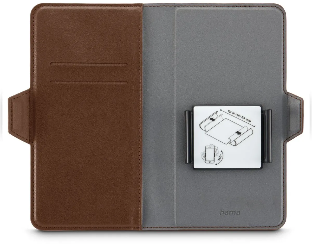 Hama Booklet Eco 6,1" Universeel Paspoorthoes - Bruin - afbeelding 6 van 6