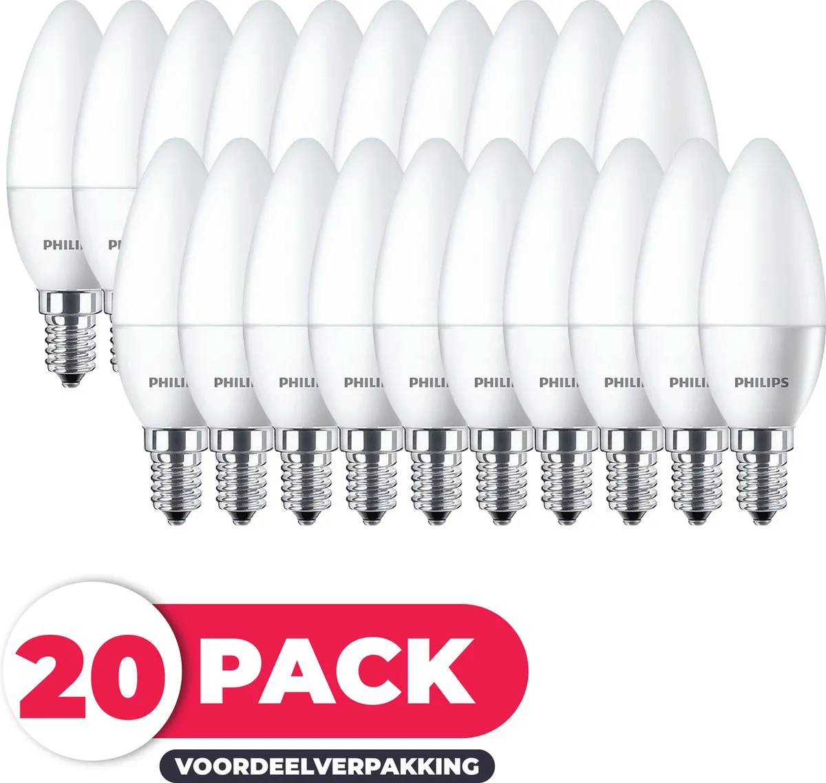 Philips LED E14 6W Warm Wit Mat