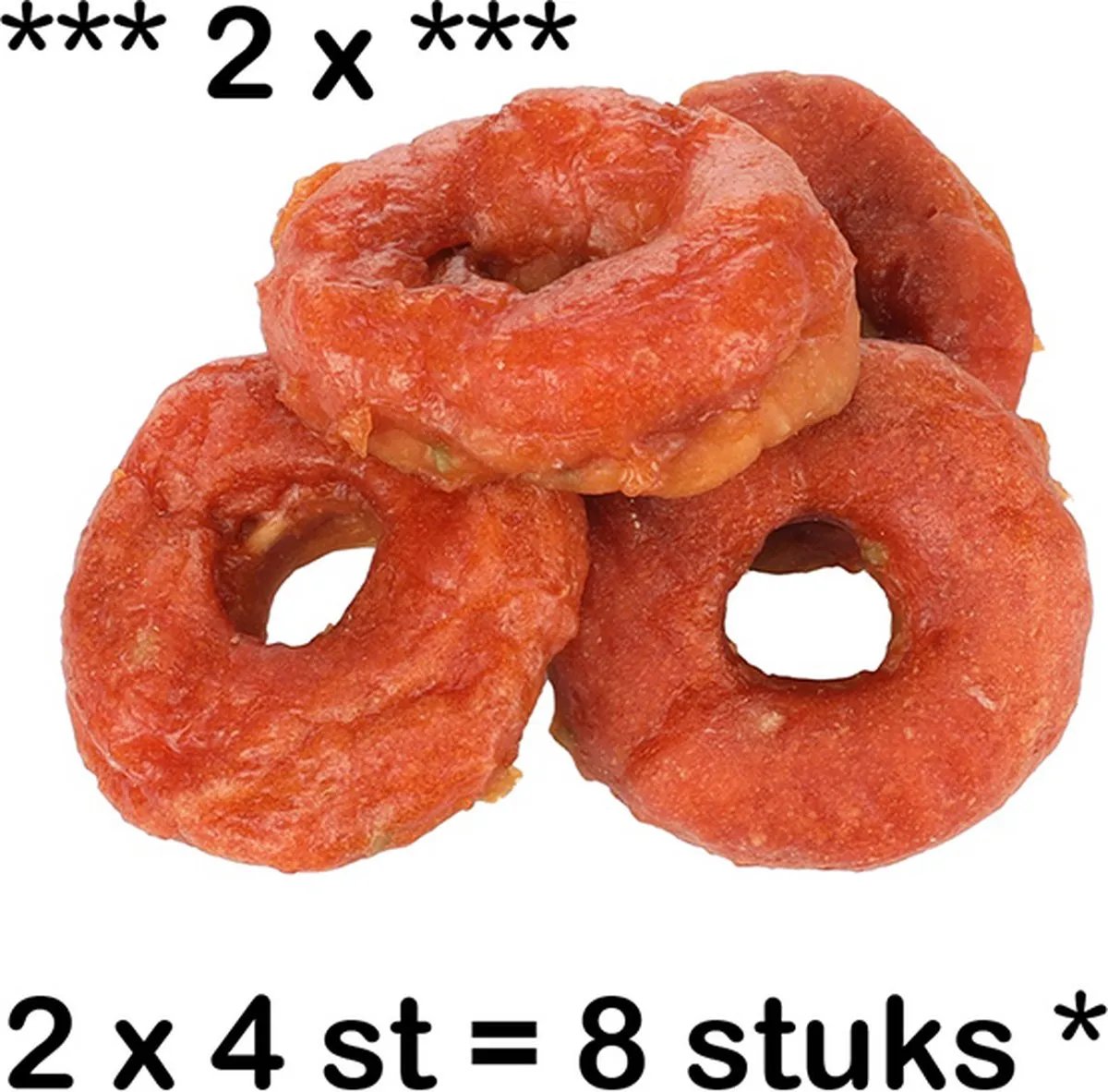 Flamingo Hapki Hondensnacks Kip Donuts